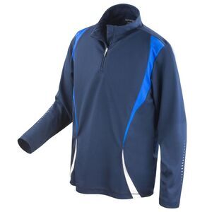Spiro Women's Sports Trial Performance Training Top/Lightweight Jacket / Navy/Ro